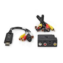 Nedis VGRRU101BK carte d'acquisition vidéo USB 2.0