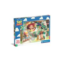 Puzzle per bambini Clementoni Toy Story 104 pezzi 48,5 x 33,5 cm Multicolore - Nuovo