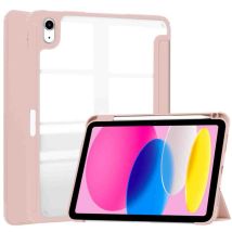 imoshion Coque tablette rigide Trifold pour Apple iPad 11 (2025) 11 pouces A16 / iPad 10 (2022) 10.9 pouces - Rose