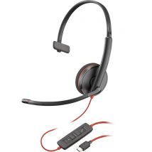 POLY Auriculares Blackwire 3210 monaural USB-C (paquete) - Nuevo