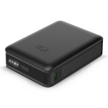 Ksix BPB10HD01 Banca di alimentazione ai polimeri di litio (LiPo) da 10000 mAh Nero - Nuovo