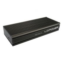 LC-Power LC-M2-C-NVME-2X2 Contenitore di archiviazione nero M.2 ssd - Nuovo