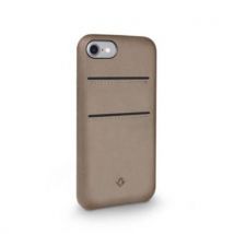 Coque Relaxed Leather Cuir pour iPhone 7Plus/8Plus Taupe