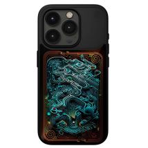 STM Funda para iPhone 15 Pro MagSafe a prueba de golpes con diseño interactivo termosensible Negro - Nuevo