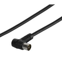 Vivanco 48/20 15WB cable coaxial 1,5 m IEC Negro - Nuevo