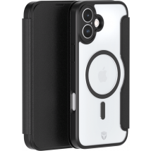 Folio renforcé MagSafe iPhone 16 2m Noir + Garantie à vie Force Case