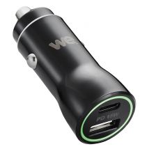 WE Caricatore da auto USB C PD 18W e Quick Charge 3.0 Fast Cigar Lighter Compatibile con iPhone 12 Pro Max Mini 11 Pro XR Galaxy S21 S20 Note 20 A51 