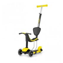 Carrier 3 en 1 Scooter LITTLE STAR Amarillo - Evolución Lúdica para Niños - Nuevo