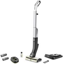 KARCHER FC 4-4 - Detergente per pavimenti - Rimuove lo sporco umido e secco in una sola passata - Batterie rimovibili / Caricabatterie Duo - Nuovo