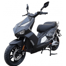 Shark - Scooter électrique 50cc - moteur 3000 W - batterie 72V 20Ah, noir mat