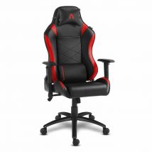 Alpha Gamer AGATENA-BK-RED Sedia per videogiochi Sedia per videogiochi per PC Sedile imbottito Nero, Rosso - Nuovo
