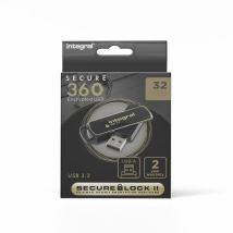 Integral INFD32GB360SEC3.0 lecteur USB flash 32 Go USB Type-A 3.2 Gen 1 (3.1 Gen 1) Noir, Or