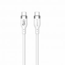 HYPER HJ4001WHGL cable USB USB 2.0 1 m USB C Blanco - Nuevo