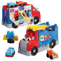 MEGA BLOKS - Truck Racing and Construction - Caja con 19 piezas - MEGA Bloks - JFR29 - Nuevo