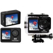 Action Camera Sunstech Adventure 4K 16MP Impermeabile 30m WiFi Grandangolo 170° con Schermo LCD 2 e Accessori Completi - Nuovo