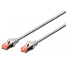 Ewent IM1073 cable de red Gris 3 m Cat6 S/FTP (S-STP) - Nuevo