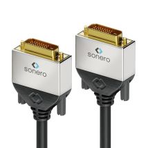 sonero S-DC500-100 cable DVI 10 m DVI-D Negro - Nuevo