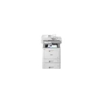 Imprimante multifonction Brother MFC-L9570CDWT Laser couleur 2 tiroirs Écran tactile inclinable Blanc/Gris