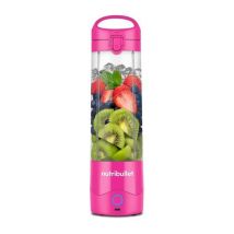 Batidora portátil - NUTRIBULLET - NBP003BP - 100 W - Vaso 475 ml - Sin BPA - Rosa - Nuevo