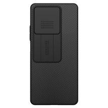 Coque pour Xiaomi Redmi Note 13 5G avec Cache Caméra Coulissant Noir