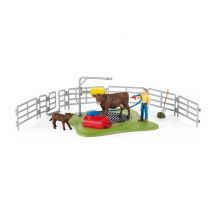 SCHLEICH Station de lavage pour vaches