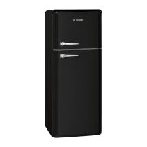 Réfrigérateur et congélateur 208L retro noir DTR 353.1 noir