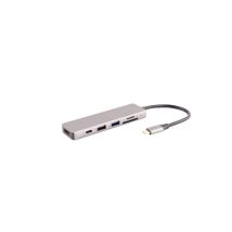 S/CONN maximum connectivity 14-05027 base para portátil y replicador de puertos Alámbrico USB 3.2 Gen 1 (3.1 Gen 1) Type-C Gris - Nuevo