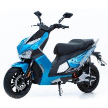 Shark - Scooter électrique 50cc - moteur 3000 W - batterie 72V 20Ah, bleu