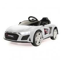 Coche eléctrico Audi R8 Blanco 18V - Correpasillos para niños con tecnología Einhell - Nuevo