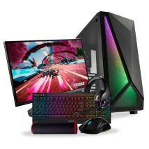 PC Complet Advanced i124F RX76 - i5 12400F - DDR4 16GB - SSD 1TB - RX 7600 - Wifi - Monitor 27 Full HD - Pack Combo 4 en 1 Premium - Windows 11 Pro - 