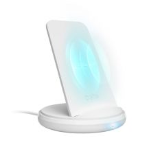 SBS TEWIRDESKQI10W chargeur d'appareils mobiles Smartphone Blanc USB Recharge sans fil Charge rapide Intérieure