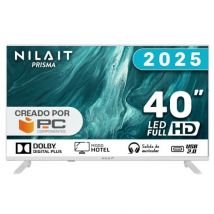 TV LED Full HD 40 Nilait Prisma 40FC7002NW Blanco - Nuevo