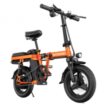 Bicicleta eléctrica plegable ENGWE T14 de 250 W, 48 V, 10 Ah y 14 pulgadas-Naranja - Nuevo
