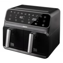 JOCCA 8435253576606 friteuse Double 8 L Autonome 1700 W Friteuse d'air chaud Noir