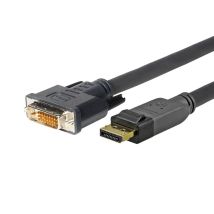 Vivolink PRODPDVI5 câble vidéo et adaptateur 5 m DisplayPort DVI-D Noir