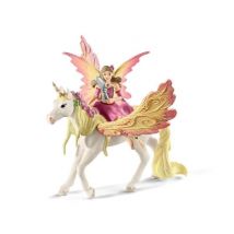 SCHLEICH - Figurine 70568 Fee Feya et une licorne ailee