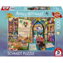 Puzzle 1000 pièces Schmidt Spiele Souvenirs of Venice Aimee Stewart collage coloré