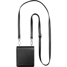 Pochette Bandoulière Galaxy Z Flip Serie Fermeture aimantée Noire + Garantie à vie Force Case