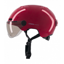 Cosmo Fusion+ - Casco con iluminación trasera inteligente y conectado para bicicletas - Luz de freno, detección automática de caídas, camino 