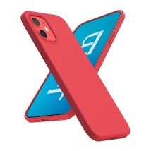 JAYM - Coque Silicone Rouge pour [ SAMSUNG GALAXY A05 5G ] - 100% Silicone et Microfibre - Renforcée et Ultra Doux