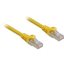 Sharkoon Cat.6a SFTP cable de red Amarillo 3 m Cat6a S/FTP (S-STP) - Nuevo