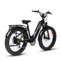 Bicicletta elettrica Bodywel D9 con batteria rimovibile da 48 V 15 Ah, display a LED e connettività app - nera - Nuovo
