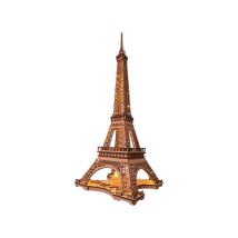 Modelo iluminado en 3D de la Torre Eiffel - Puzzle de madera Rolife - Nuevo