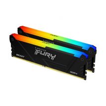 Tecnologia Kingston FURY 64 GB 3200MT/s DDR4 CL16 DIMM (set di 2) Beast RGB - Nuovo