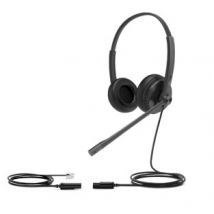 Yealink YHS34 Lite Dual Auriculares Alámbrico Diadema Oficina/Centro de llamadas Negro - Nuevo