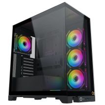 Case per PC - XIGMATEK - Endorphin Ultra (nero) - Mid-tower - Formato ATX - Ventole LED A-RGB - Nuovo