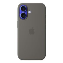 Apple Coque en silicone avec MagSafe pour iPhone 16 - Gris minéral Apple iPhone 16