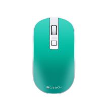 Canyon MW-18 mouse ricaricabile wireless con pulsanti silenziosi, connessione wireless a 2,4 GHz tramite USB - Nuovo