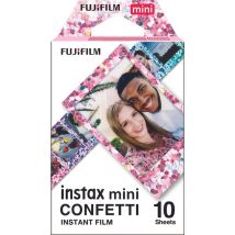 Carta fotografica istantanea Fujifilm Film Instax Mini Monopack Confetti (10p) - Nuovo