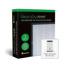 Filtre HEPA, MeacoDry Arete H13, purificateur d'air, haute efficacité pour éliminer les particules, 99,75% de rétention, compatible avec les modèles 